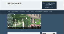 Desktop Screenshot of mbjdevelopment.com